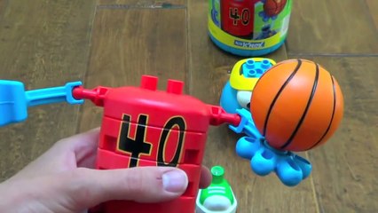 Скачать видео: Cookie Monster Eating Cars KNex Sesame Street Cookie Monster Basketball Lego Building Set