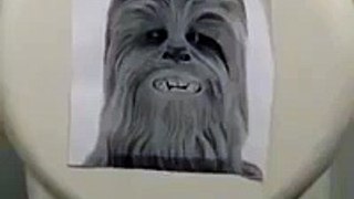 Chewbacca lives! (Toilet Roll Viral Facebook Video)