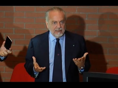 Napoli - Stadio, De Laurentiis: Il Consiglio allora dica che è interista (15.10.15)
