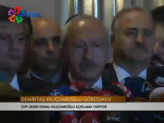 Kılıçdaroğlu'ndan Demirtaş'la görüşme sonrası açıklamalar