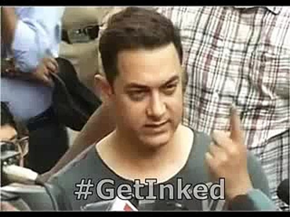 Bollywood celebs cast their vote_Aamir Khan