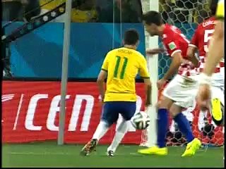 Il gol di Oscar in Brasile-Croazia 3-1, Mondiale 2014