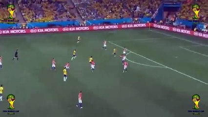 Il gran gol di Neymar in Brasile-Croazia, Mondiale 2014