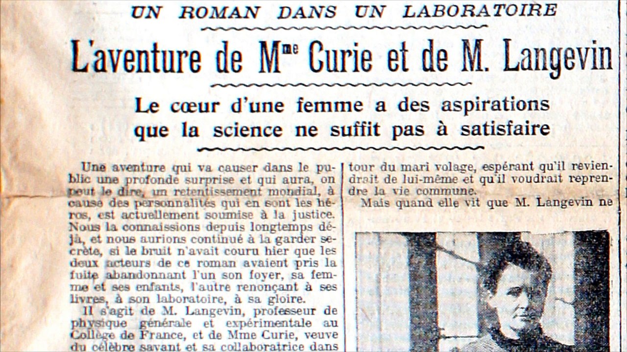 MARIE CURIE, LA CABALE