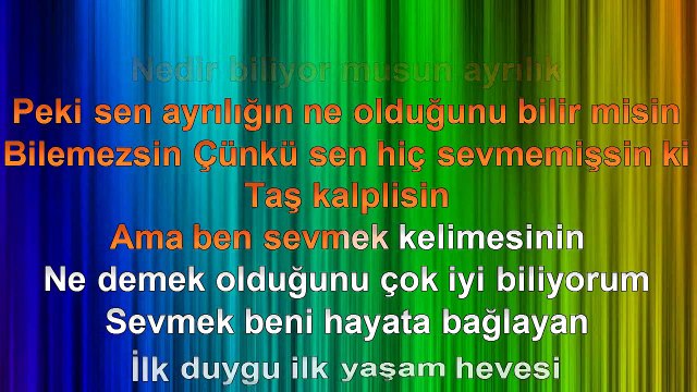 Mevsim Aral - Seviyorum - (2014) TÜRKÇE KARAOKE