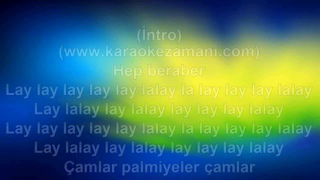 Mirkelam - Aşkımsın - 2004 TÜRKÇE KARAOKE
