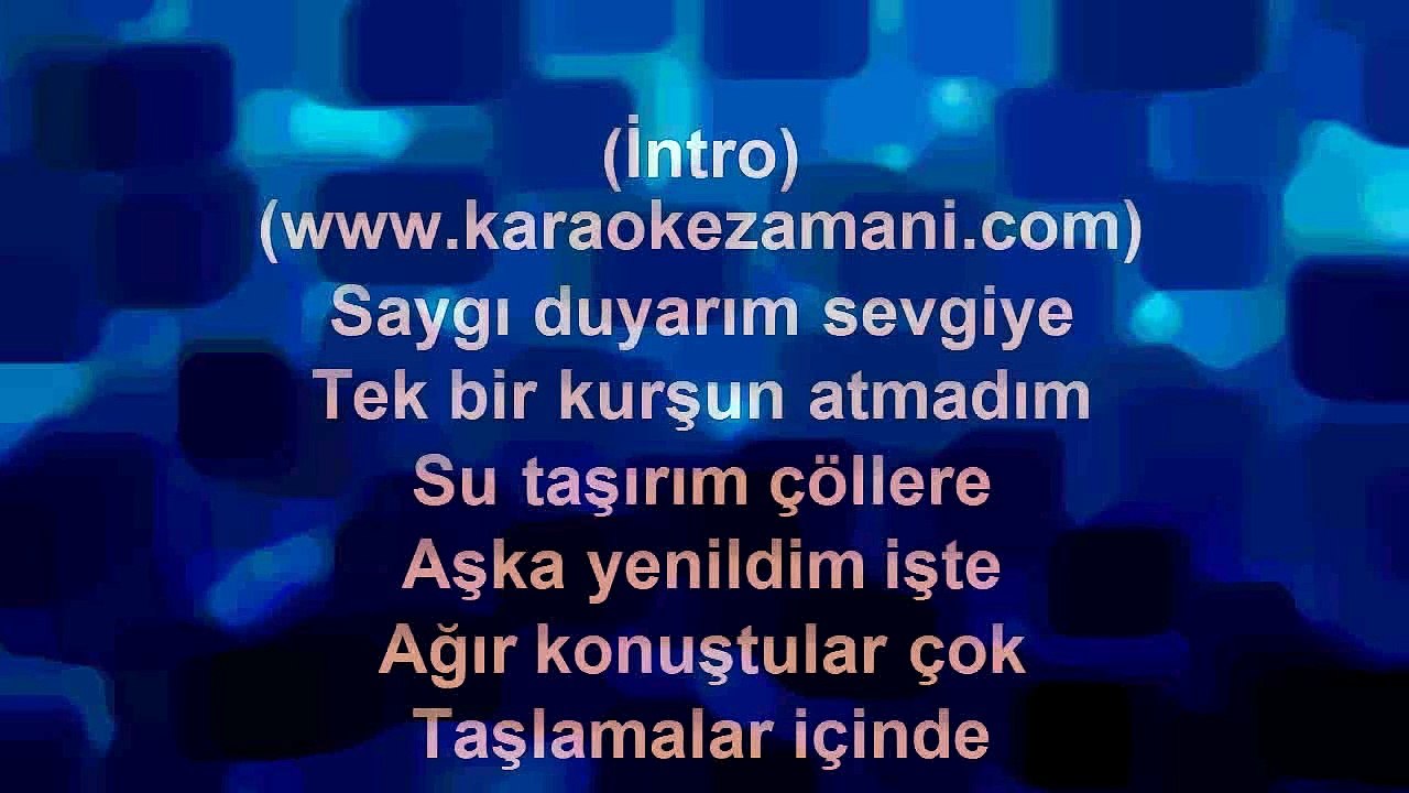 Mirkelam & Kargo -Aşk Acısı - (2011) TÜRKÇE KARAOKE