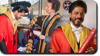 Shahrukh Khan Honoured With 'Degree Of Doctor' By Edinburgh University