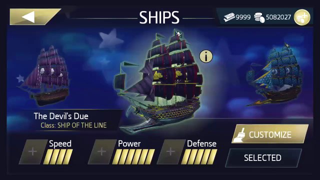 Assassin's Creed Pirates Devil's Due Ship of the Line customization Sea Shanties