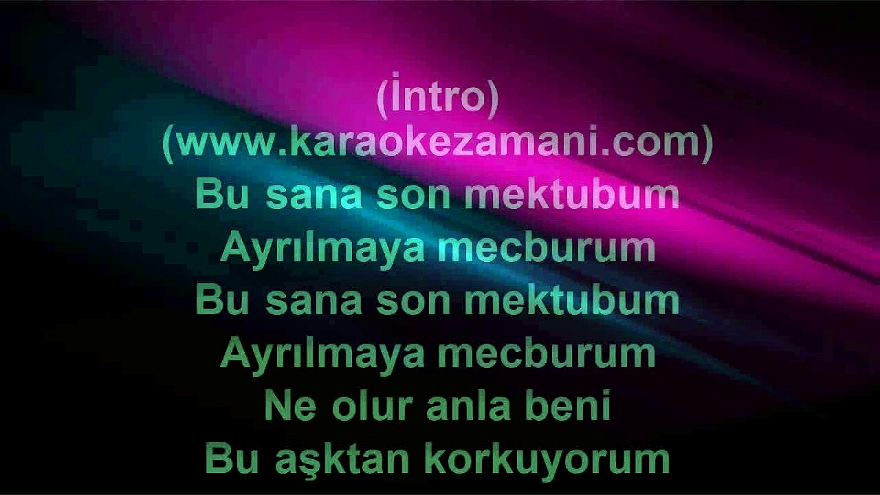 Muazzez Ersoy - Bu Sana Son Mektubum (2014) TÜRKÇE KARAOKE