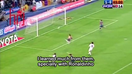 Ronaldinho and Messi Talking About Each Other