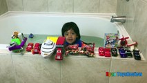 Disney Cars Toys Bath Balls Japanese Surprise Toys McQueen Mater Thomas Trains Ryan ToysRe
