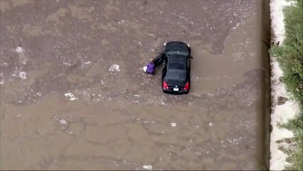 Coulées de boue spectaculaires en Californie