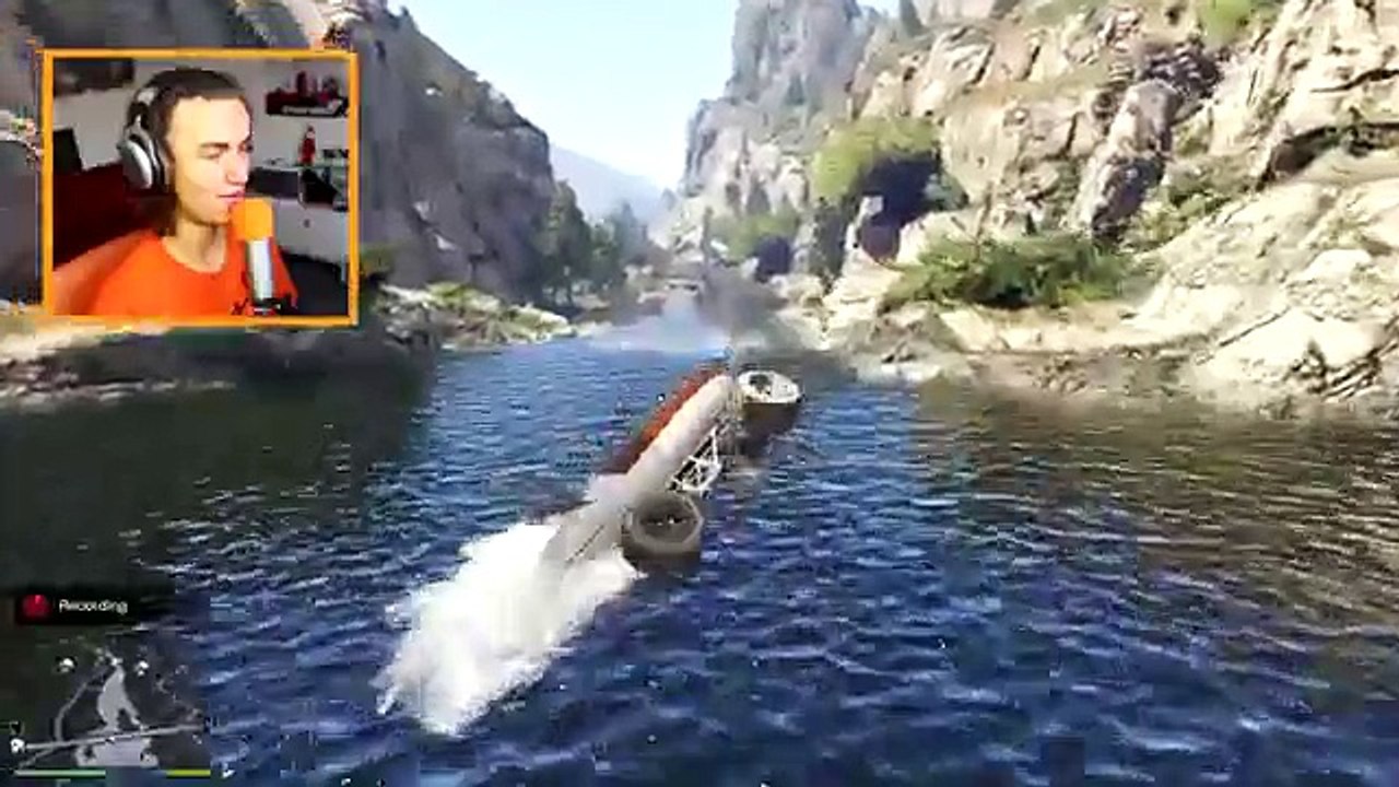 KWEBBELKOP-DRIVING ON WATER MOD! (GTA 5 Mods Funny Moments)