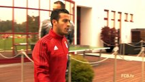 Increíble gesto técnico de Thiago Alcántara en el entrenamiento de Bayern Munich