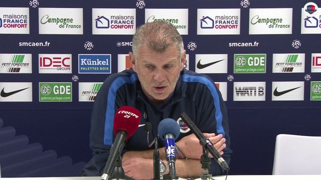 La conférence de presse avant Stade de Reims - SMCaen