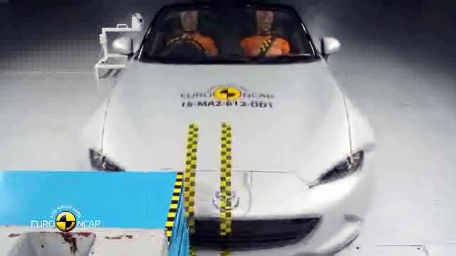 Le Mazda MX-5 obtient quatre étoiles aux crash-tests Euro NCAP
