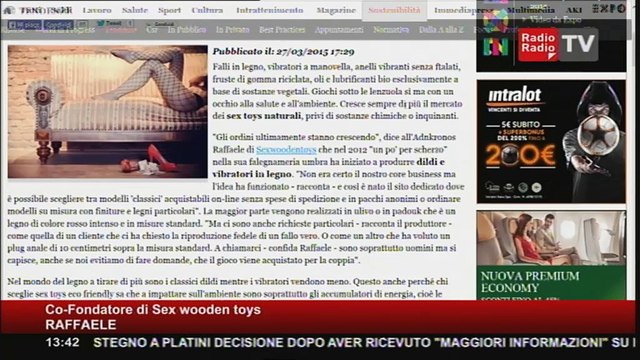 La Pecora nel Bosco - Raffaele (Co-Fondatore di Sex Wooden Toys) - 16 ottobre 2015