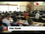 Sejumlah PNS Tidur saat Sosialisasi Pilkada di Cianjur