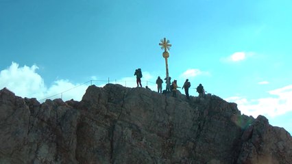 Auf der Zugspitze im August
