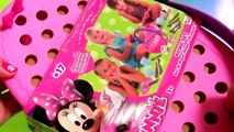 Minnie Mouse Picnic Basket Toy with Play Doh Clay Surprise Eggs from Disney Minnies Bow T