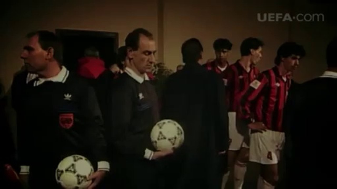 Marco Van Basten - 4 goals in Champions League match Milan vs. Gothenburg