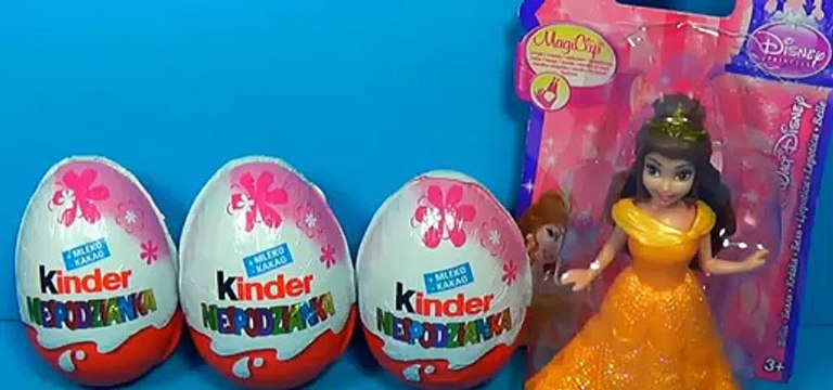 Disney PRINCESS Belle Ariel Kinder Surprise eggs Disney Princess Barbie Kinder Surprise egg! [Full Episode]