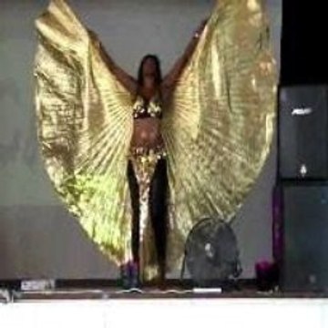 Hen night entertainment. Drum solo bellydance improvisations