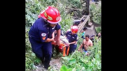 Tragic moment when father finds his son