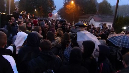 Manifestation de lycéens à Péronne