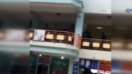 13 kişinin yaralandığı kavga kamerada