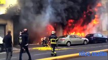 Incendie dans le centre de Nice