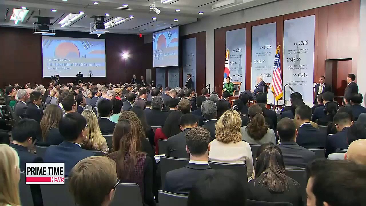 Pres. Park says Korea-U.S. alliance will be upgraded through reunification