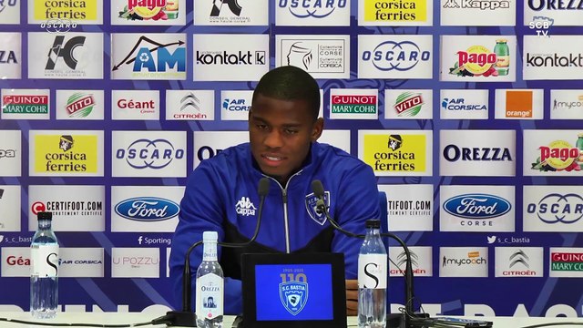 Bastia-Paris : Conf. d'avant-match de F. Ayité