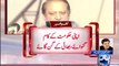 Prime Minister Nawaz Sharif praising Shahbaz Sharif on power projects