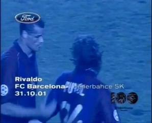 Best Freekick EVER: RIVALDO - FC Barcelona vs. Fenerbahce - CL 2001/02