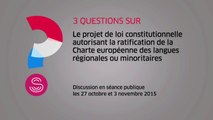 [Questions sur] Le projet de loi relatif à la Charte européenne des langues régionales
