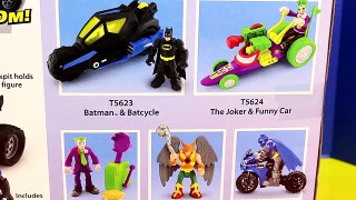 Fisher Price DC Super Friends Hero World Transforming Batmobile With Joker Funny Car Toy Story