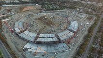 Drone captures magnitude of Apple's 'Mothership' headquarters