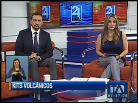 300 kits serán entregados en caso de erupción del volcán Cotopaxi