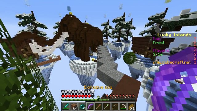 Minecraft HALLOWEEN LUCKY BLOCK SKY WARS #1 w/ Vikkstar, Woofless, BajanCanadian, Lachlan