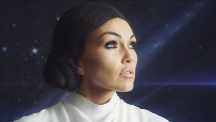 Kandee Now - Kim Kardashian as Princess Leia Halloween Makeup Tutorial