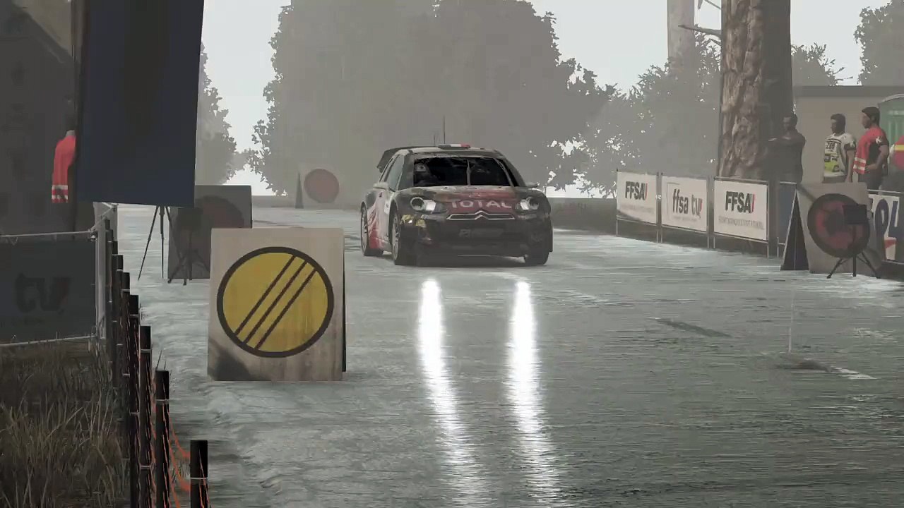 WRC 5 corsica rain