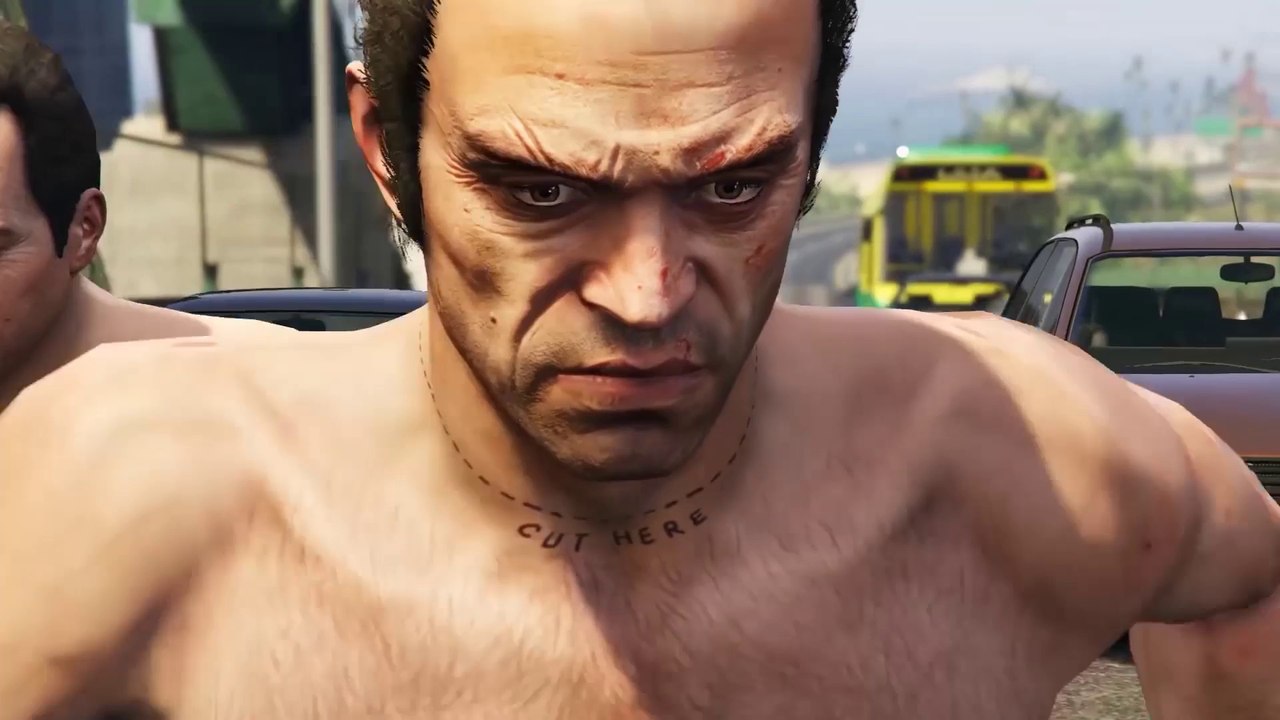 GTA 5 : les héros entièrement nus ! [Parodie]