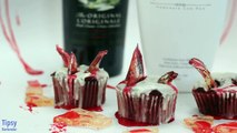 Vodka Bloody Broken Glass Cupcakes (Halloween) Tipsy Bartender