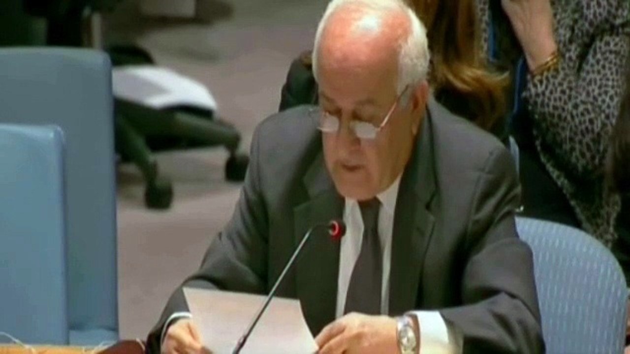 مندوب فلسطين بالأمم المتحدة يطالب مجلس الأمن بالتدخل لوقف العدوان الغاشم