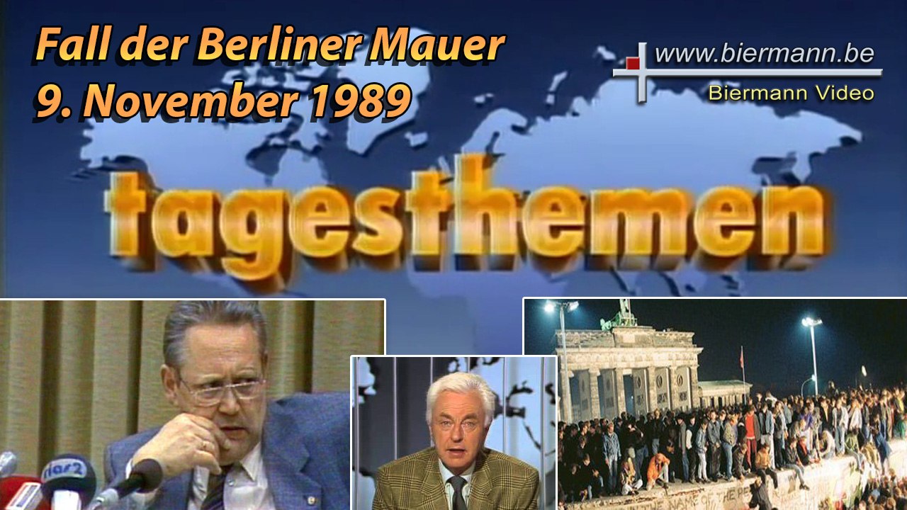 Fall der Berliner Mauer - Tagesthemen (1989)