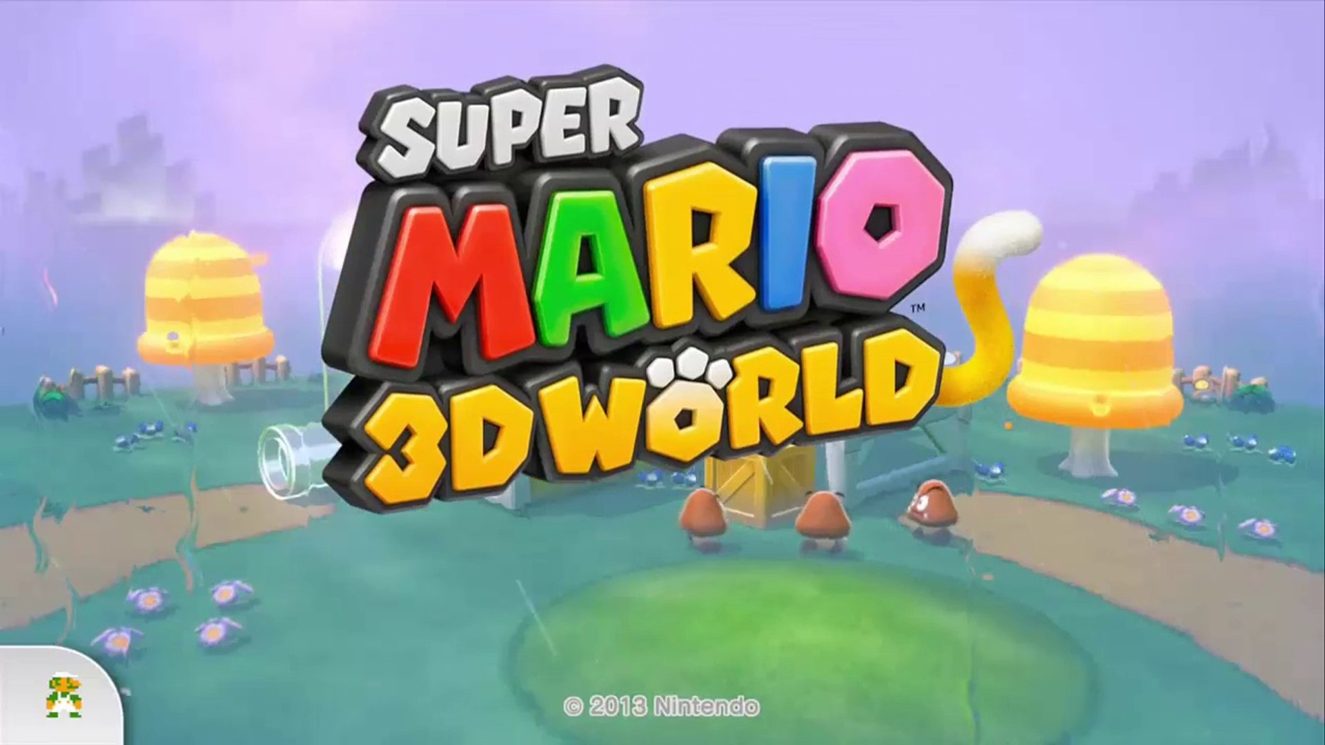 Super Mario 3D World -Part 1 HD - 100% Walkthrough - World 1 (1-1, 1-2, 1-A,  1-3) - Green Stars & Stamps - video Dailymotion
