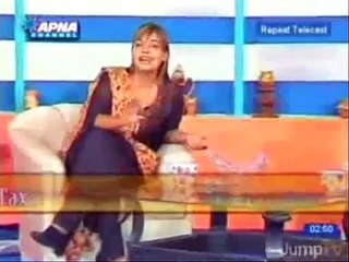 Check out the Dressing of Pakistani Woman in a Live Morning Show