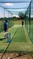 Bowling bouncers in the nets